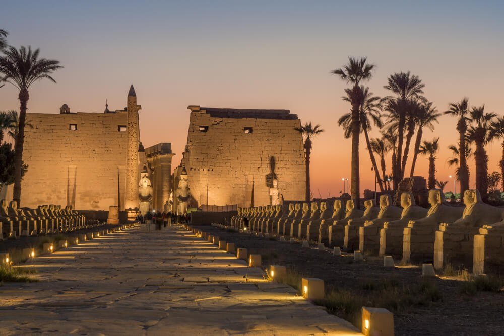 Columns at Karnak Temple