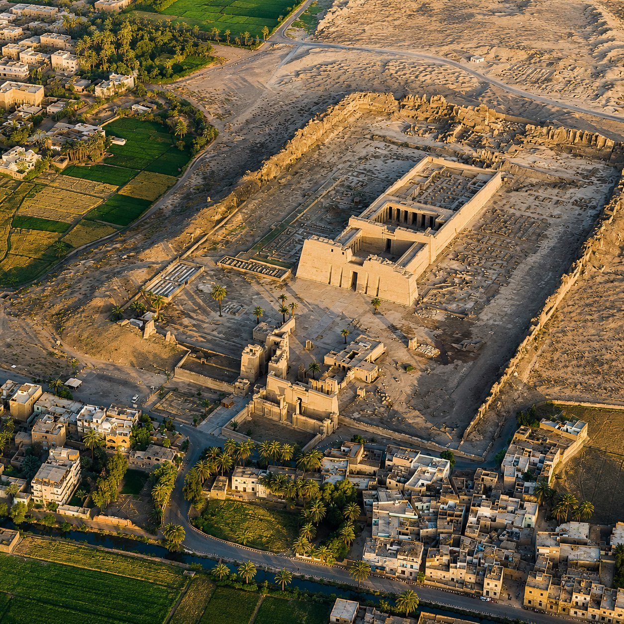 Medinet Habu temple reliefs